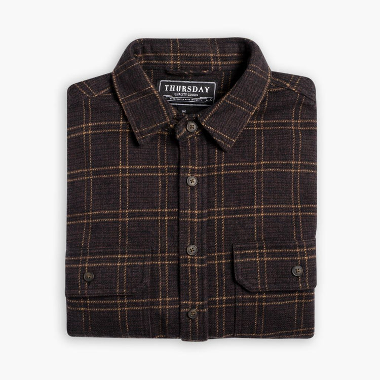 Summit Flannel Shirt | Chestnut